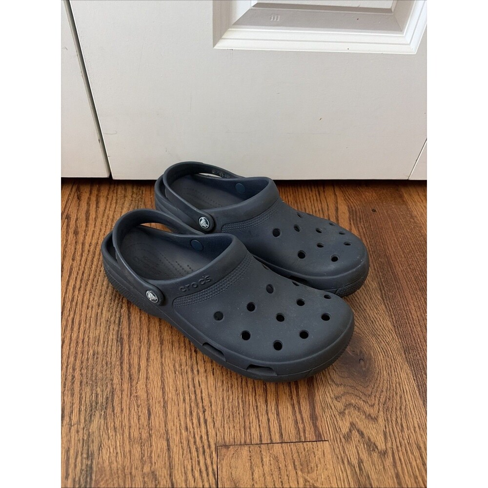 Crocs Classic Coast Clogs Navy Blue Men's Comfort Shoes Slide Size 11